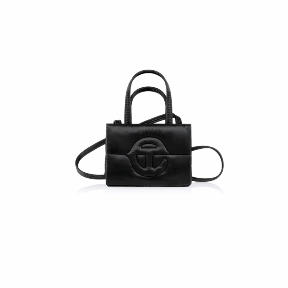 Telfar Black Small Puff Shopper